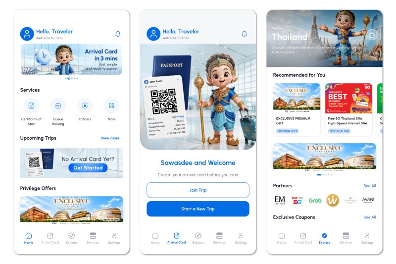 สตม. เปิดตัวแอปฯ THIM อย่างเป็นทางการ ยกระดับสู่ Digital Gateway อำนวยความสะดวกชาวต่างชาติ